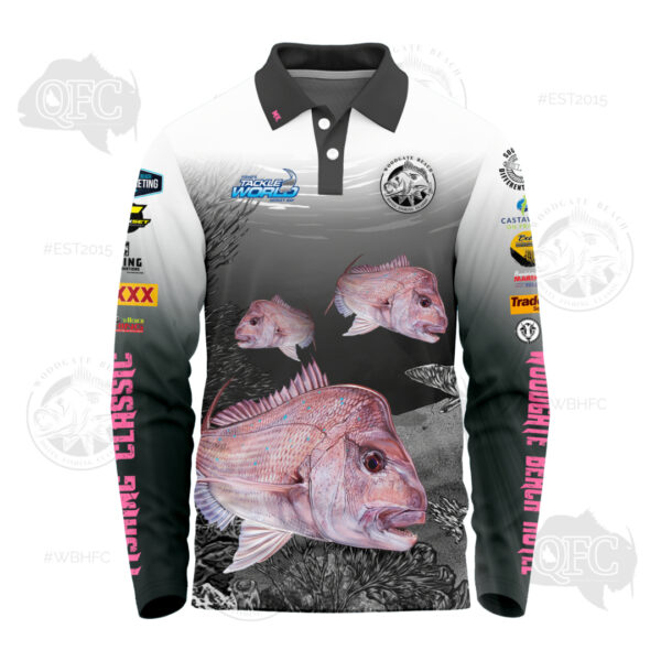 Pink Snapper Fishing Shirt - Image 2