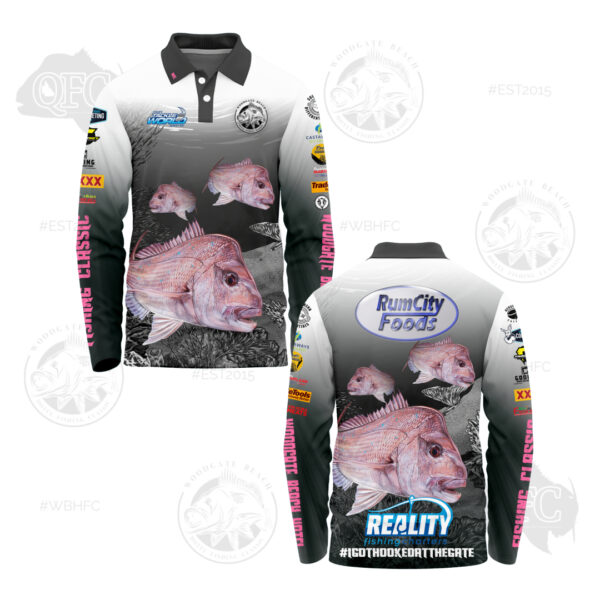 Pink Snapper Fishing Shirt